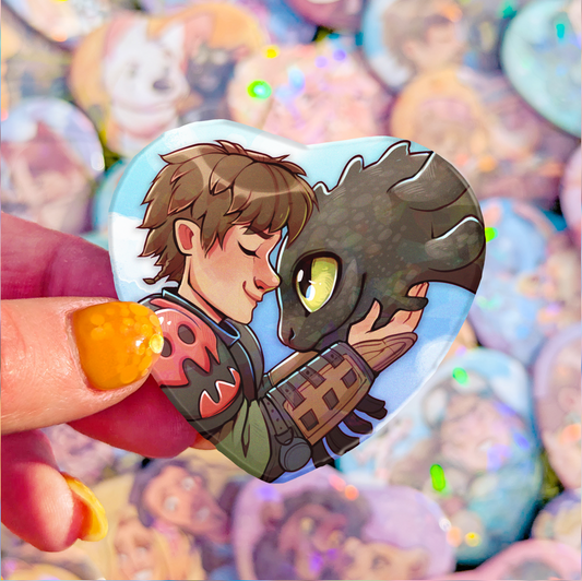 Besties Badge | Dragons