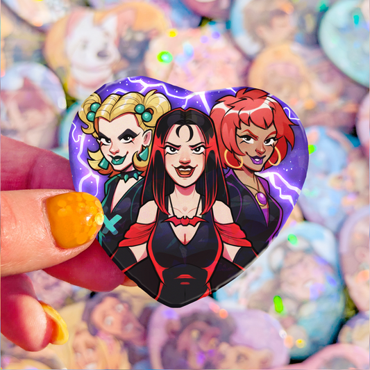 Besties Badge | Hex Sisters