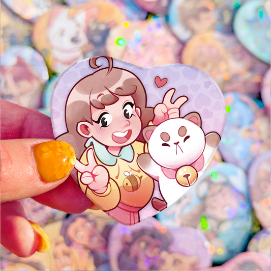 Besties Badge | Bee & Pup