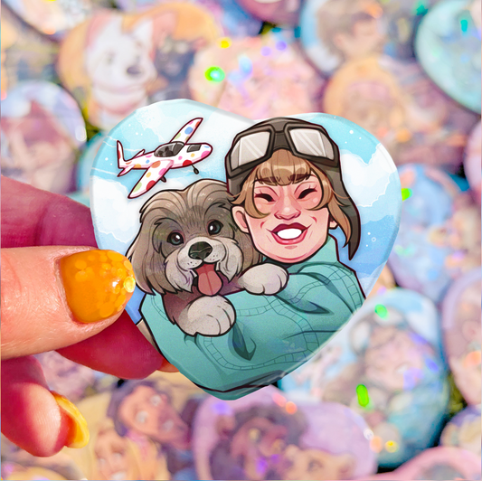 Besties Badge | Aunt Mabel & Pippin