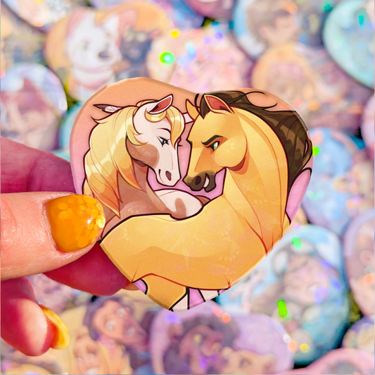 Besties Badge | Free Spirit Horses