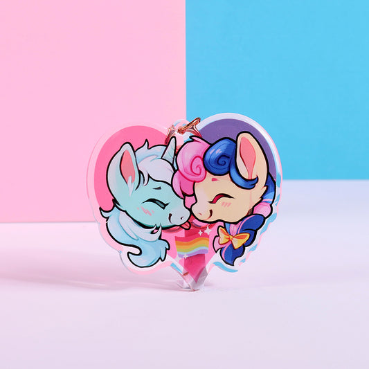 Charm de arpa verde y ponis Sweetie Bon