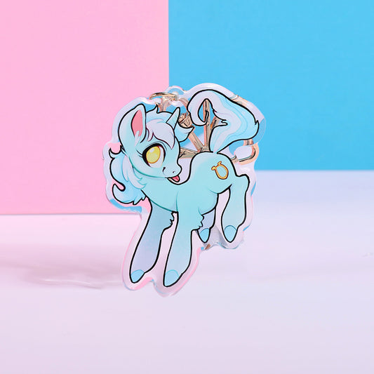 Charm de poni arpa verde