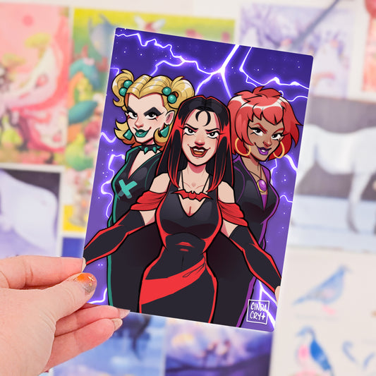 Besties Artwork Print | Hex Sisters