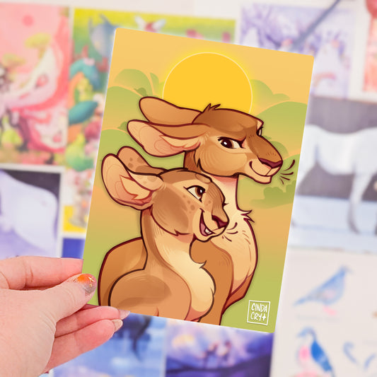 Besties Artwork Print | Hazel & Fiver