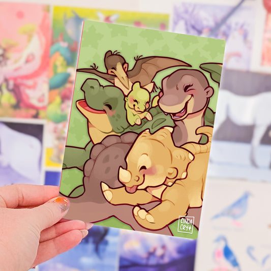 Besties Artwork Print | Dinos