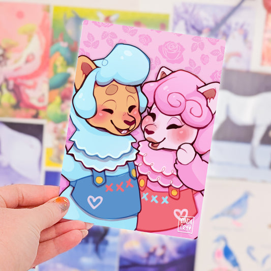 Besties Artwork Print | Alpaca Crossing