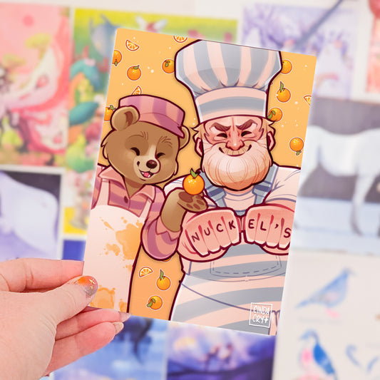 Besties Artwork Print | Marmalade Buddies