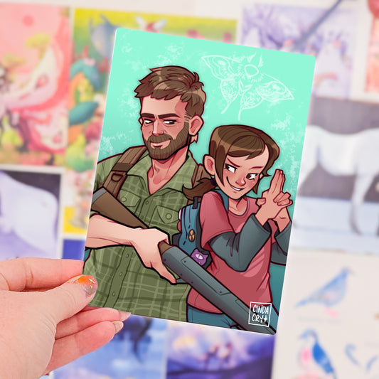 Besties Artwork Print | Joel & Ellie