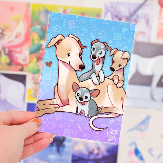 Besties Artwork Print | The Marble Family