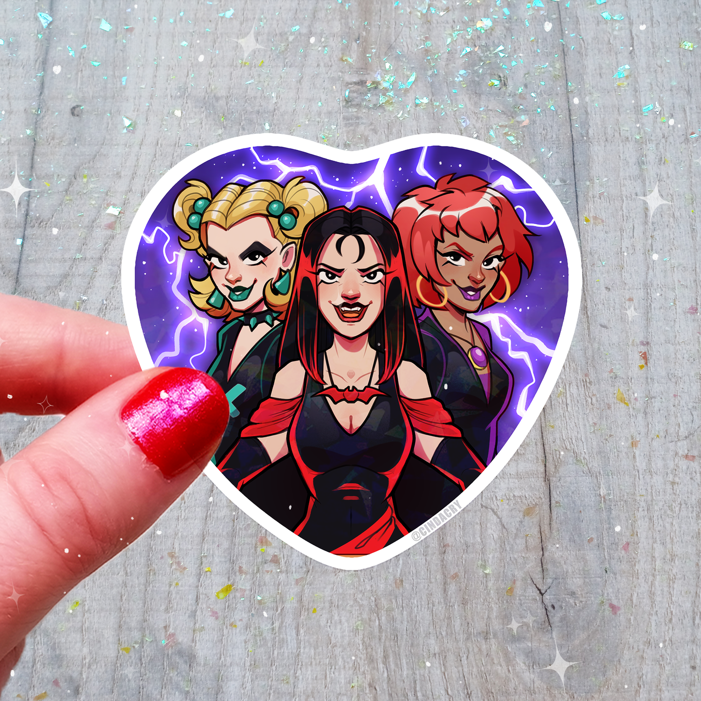 Besties Sticker | Hex Sisters