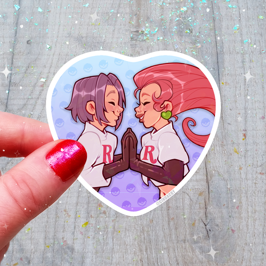 Pegatina de unicornio holográfica linda kawaii holográfica arcoíris críptica