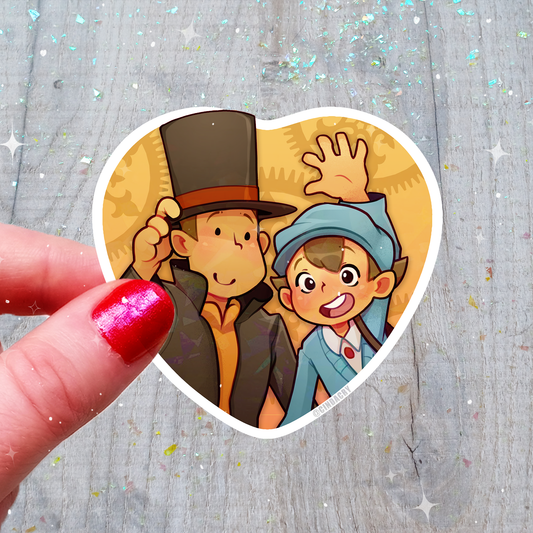 Autocollant licorne holographique mignon kawaii holographique arc-en-ciel cryptide