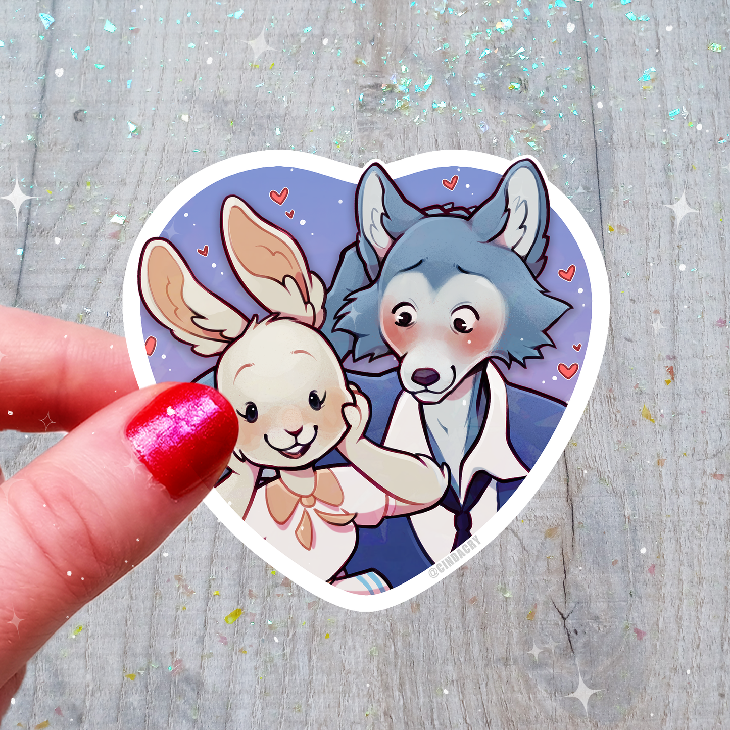 Pegatina de unicornio holográfica linda kawaii holográfica arcoíris críptica