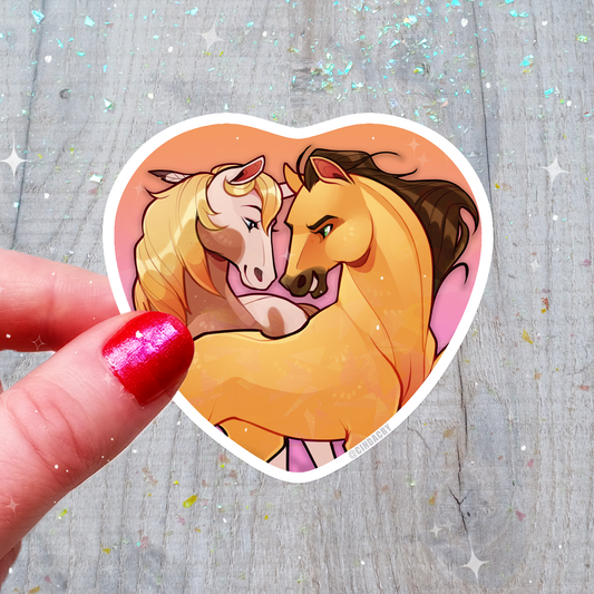 Besties Sticker | Free Spirit Horses