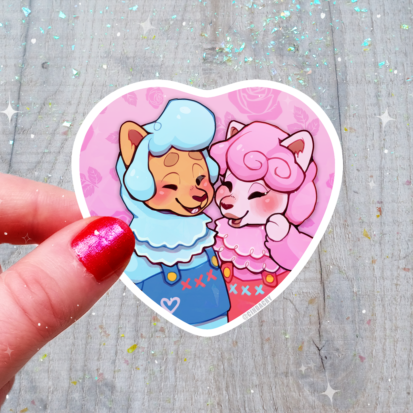 Pegatina de unicornio holográfica linda kawaii holográfica arcoíris críptica