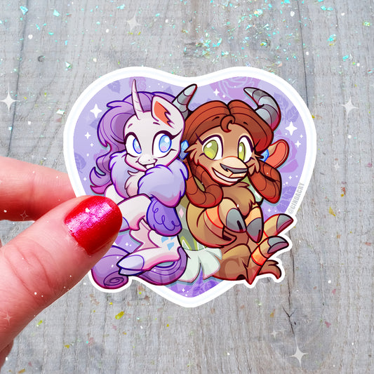 Besties Sticker | MLP Fashionista & Yak