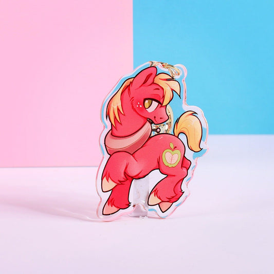 Amuleto de semental rojo grande