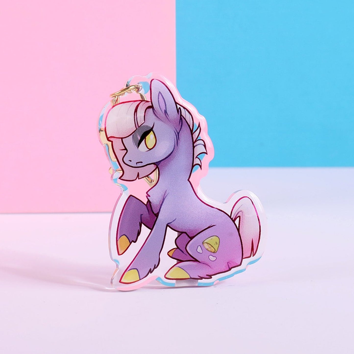 Breloque poney Sulky Lime