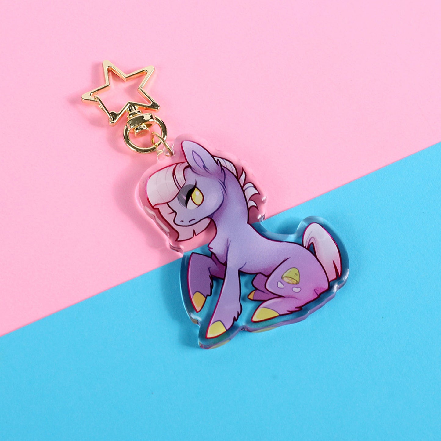 Breloque poney Sulky Lime