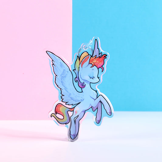 Charm de pony de colores veloces