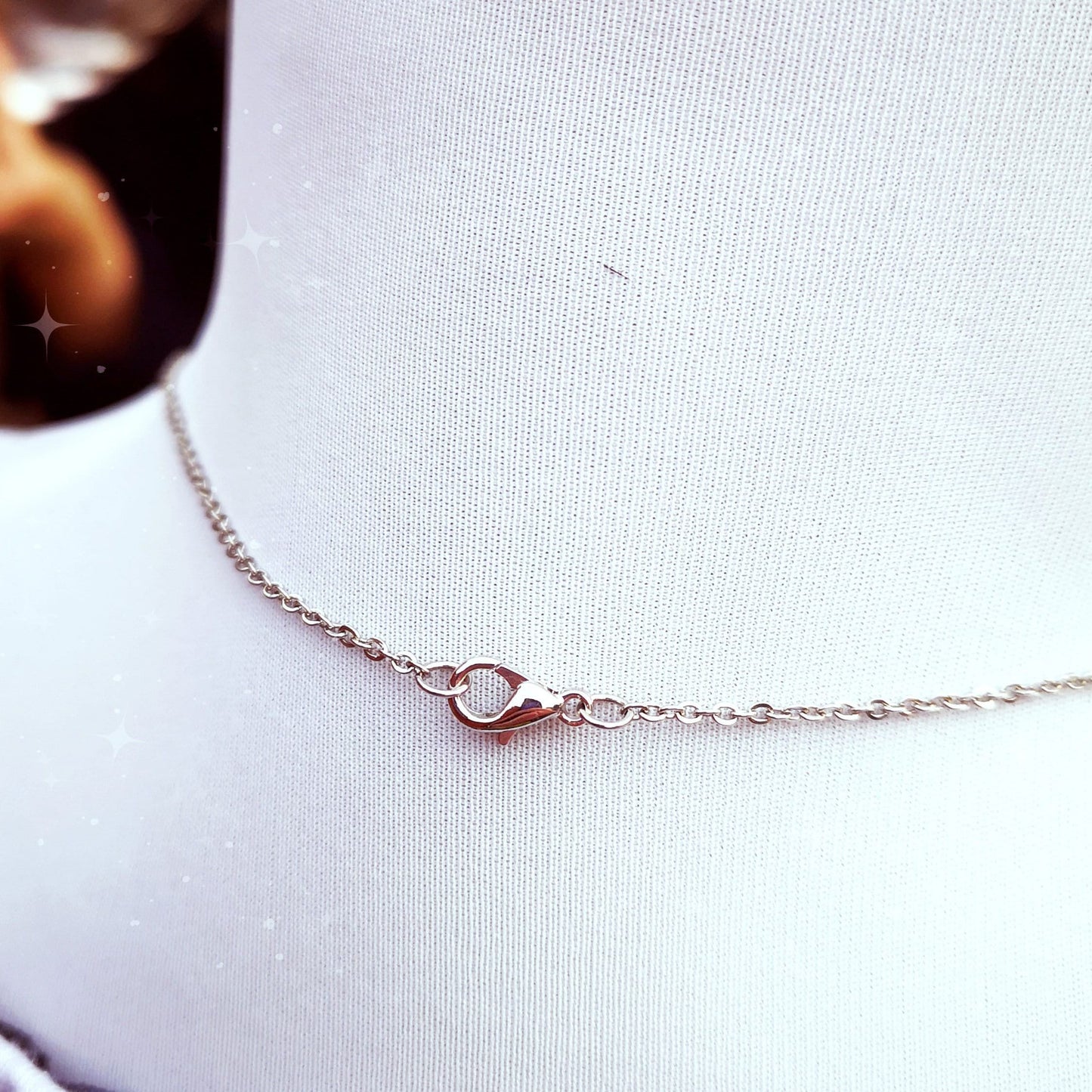 Snow Leopard Statement Wooden Necklace