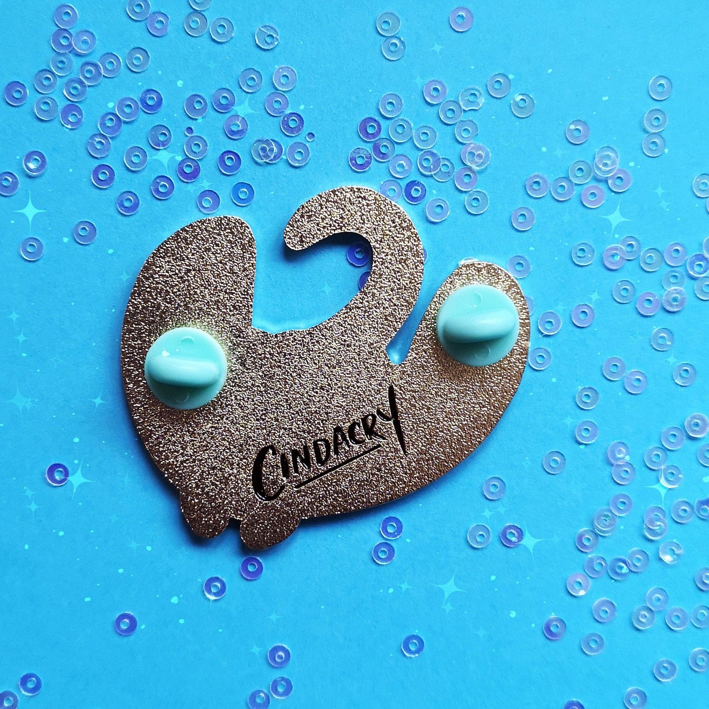 Pin de esmalte duro Manta Ray Ocean Pride