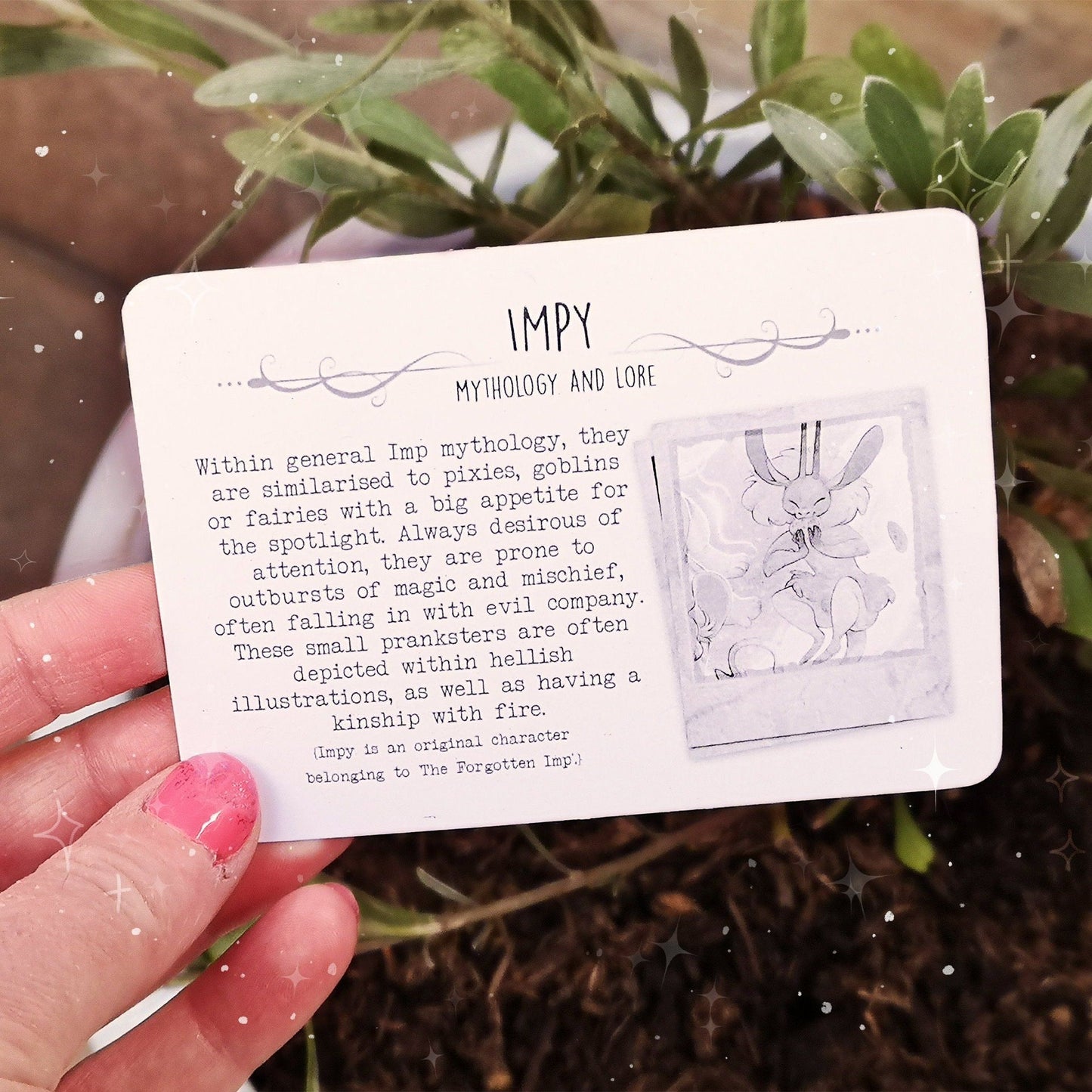 Pin de esmalte duro de duende cripta de imp | Duende imp kawaii