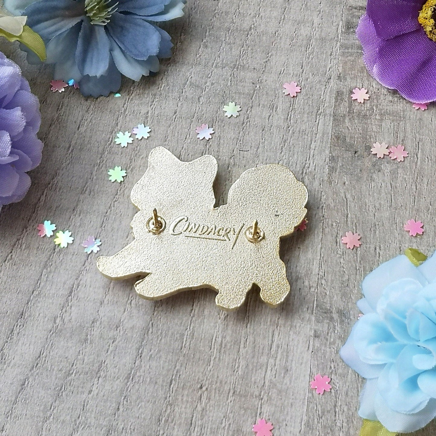 Juego de pines de esmalte duro Shiba Inu de chocolate | Divertidos e intercambiables