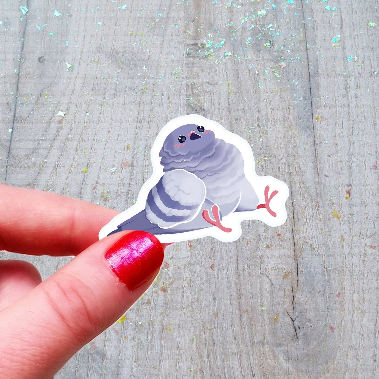 Pegatinas de vinilo Borb Stickers Pigeon Budgie Cockatiel