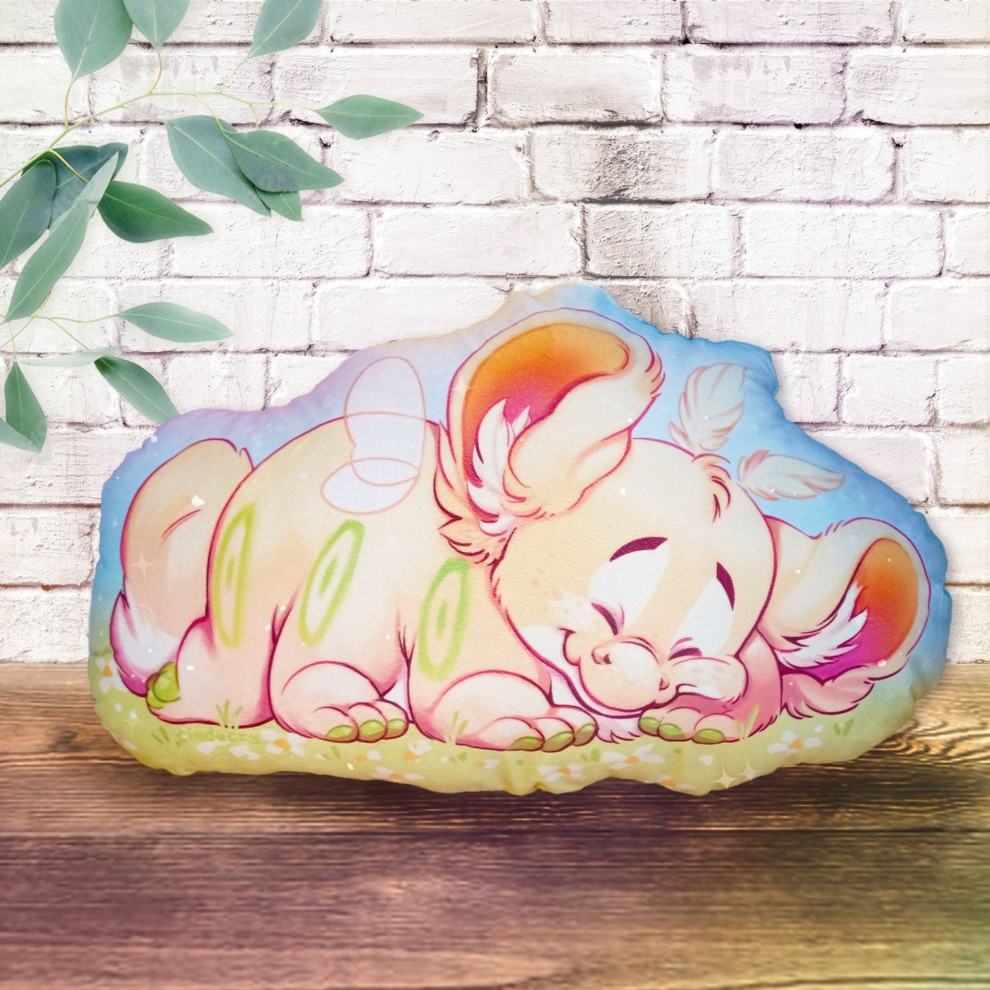 Cojín de peluche Ham the Dragonpillar (solo funda)