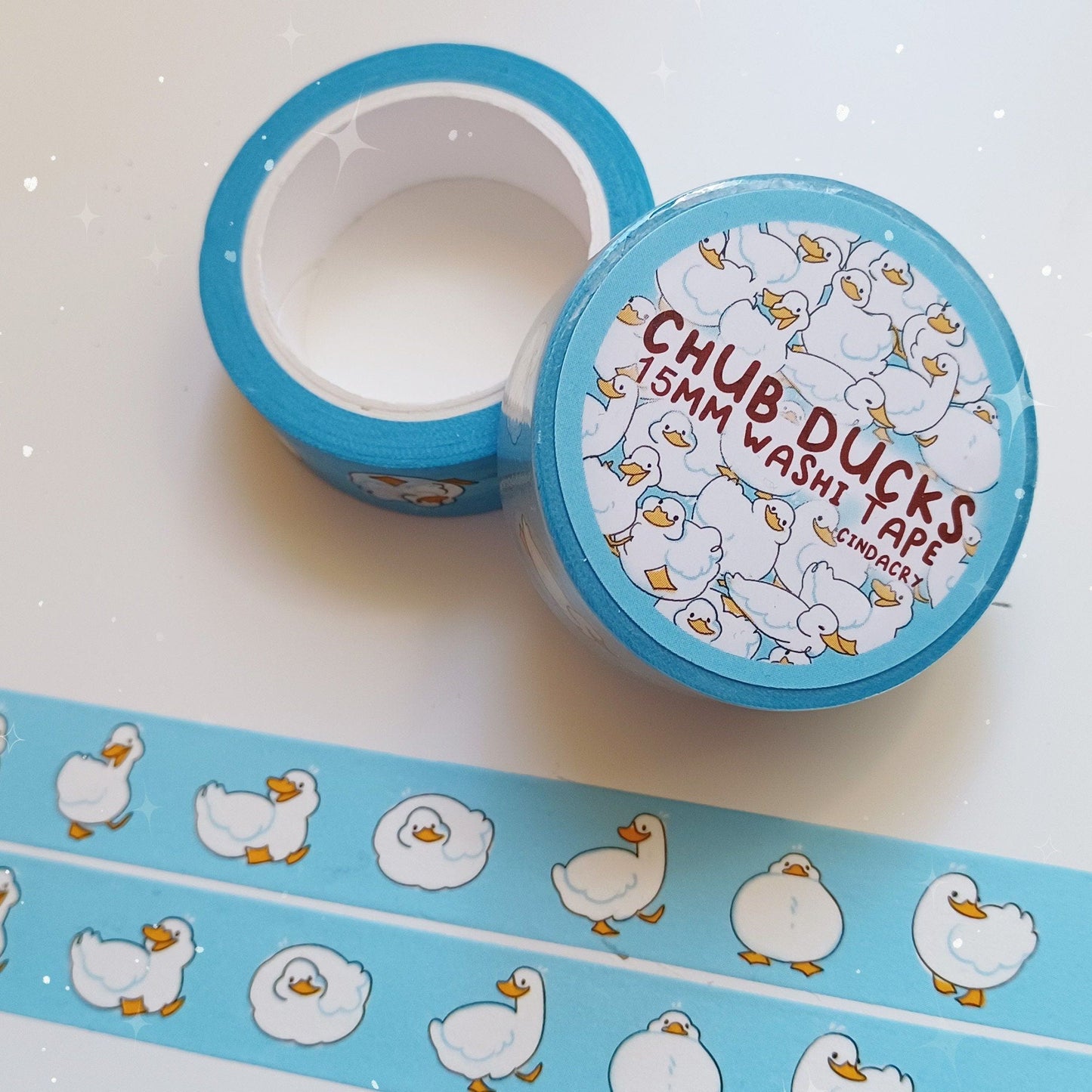 Cinta washi de patos chub