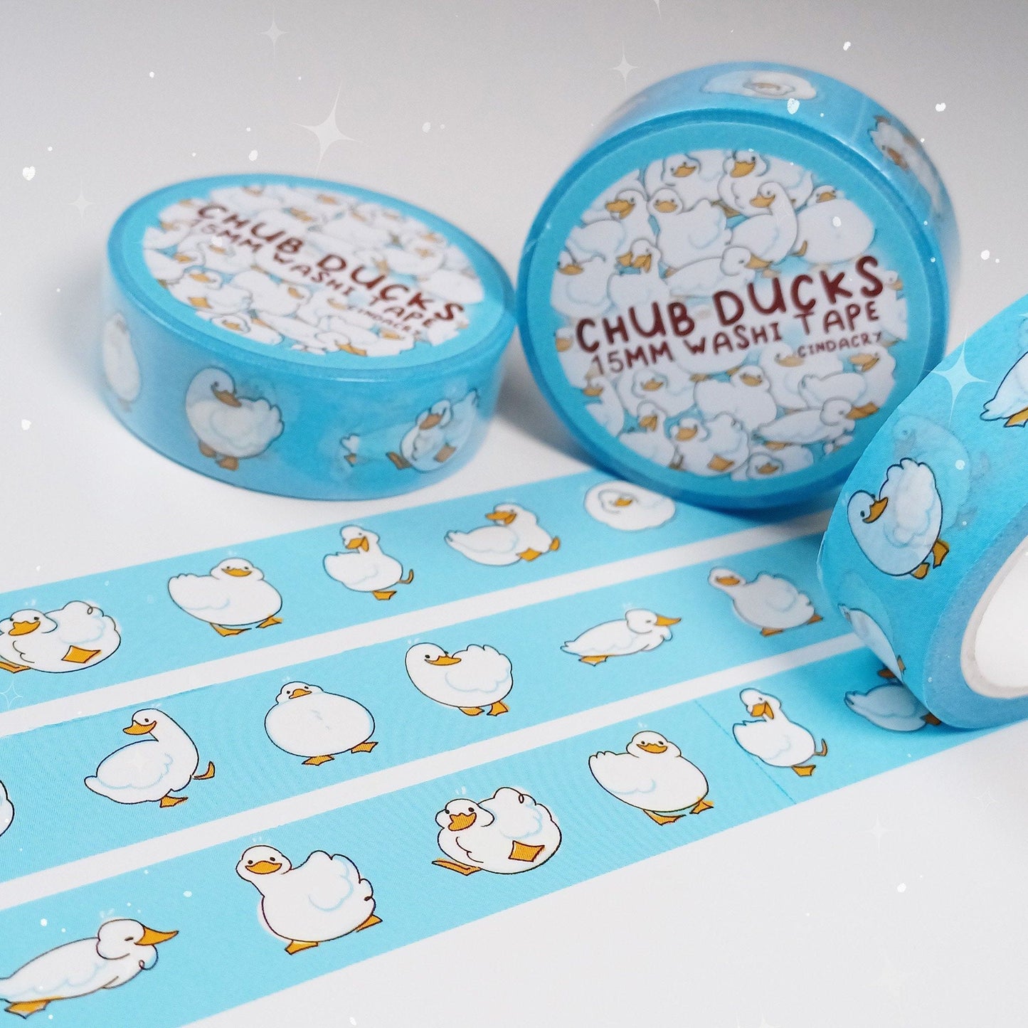 Cinta washi de patos chub