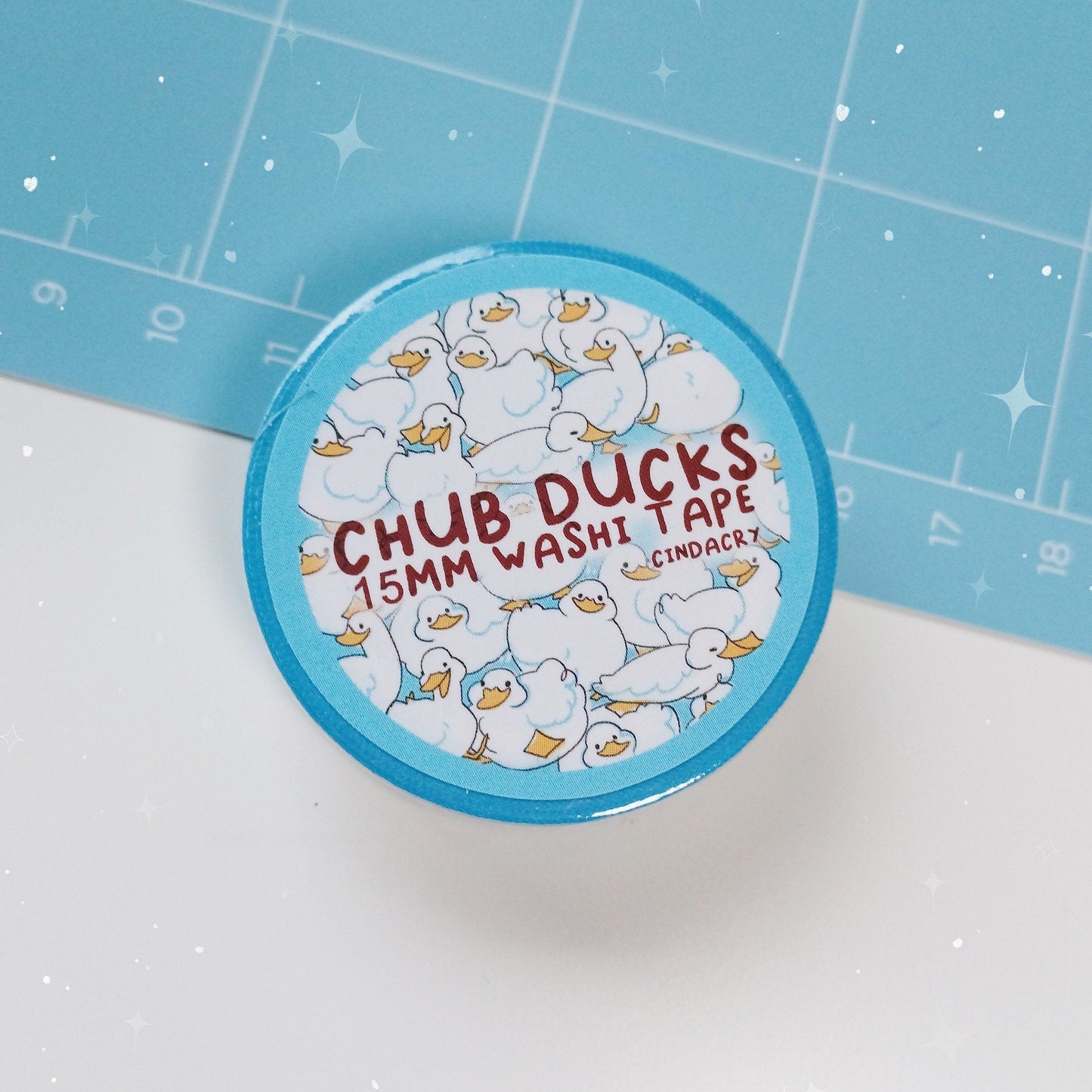 Cinta washi de patos chub
