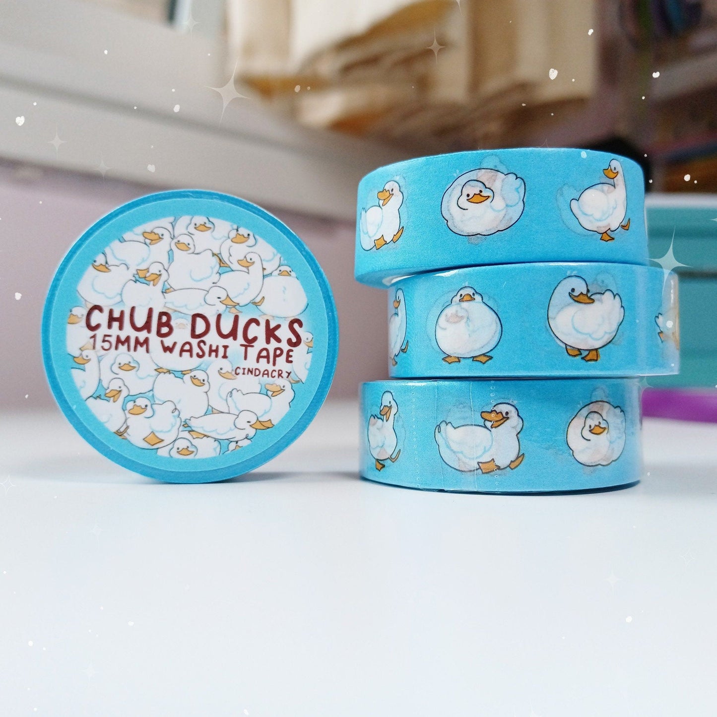 Cinta washi de patos chub