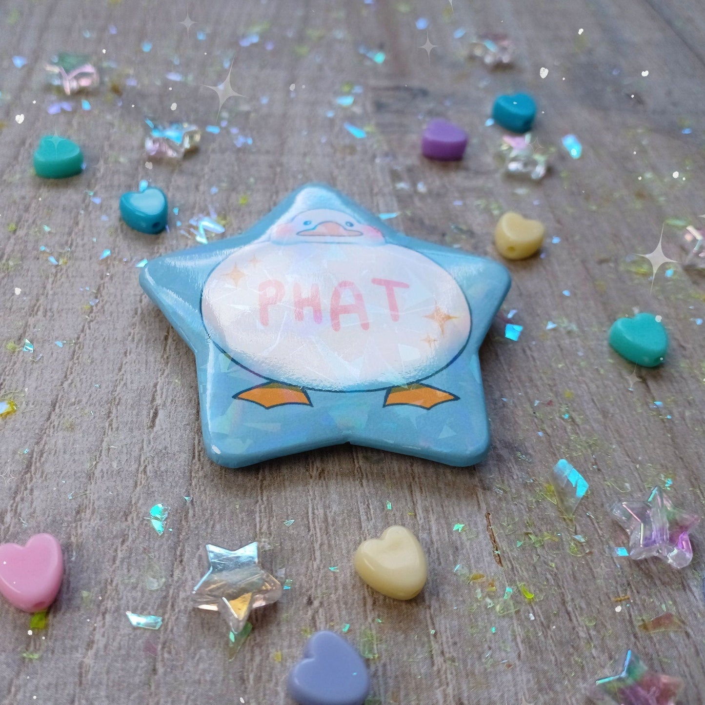 Insignia holográfica Phat Duck