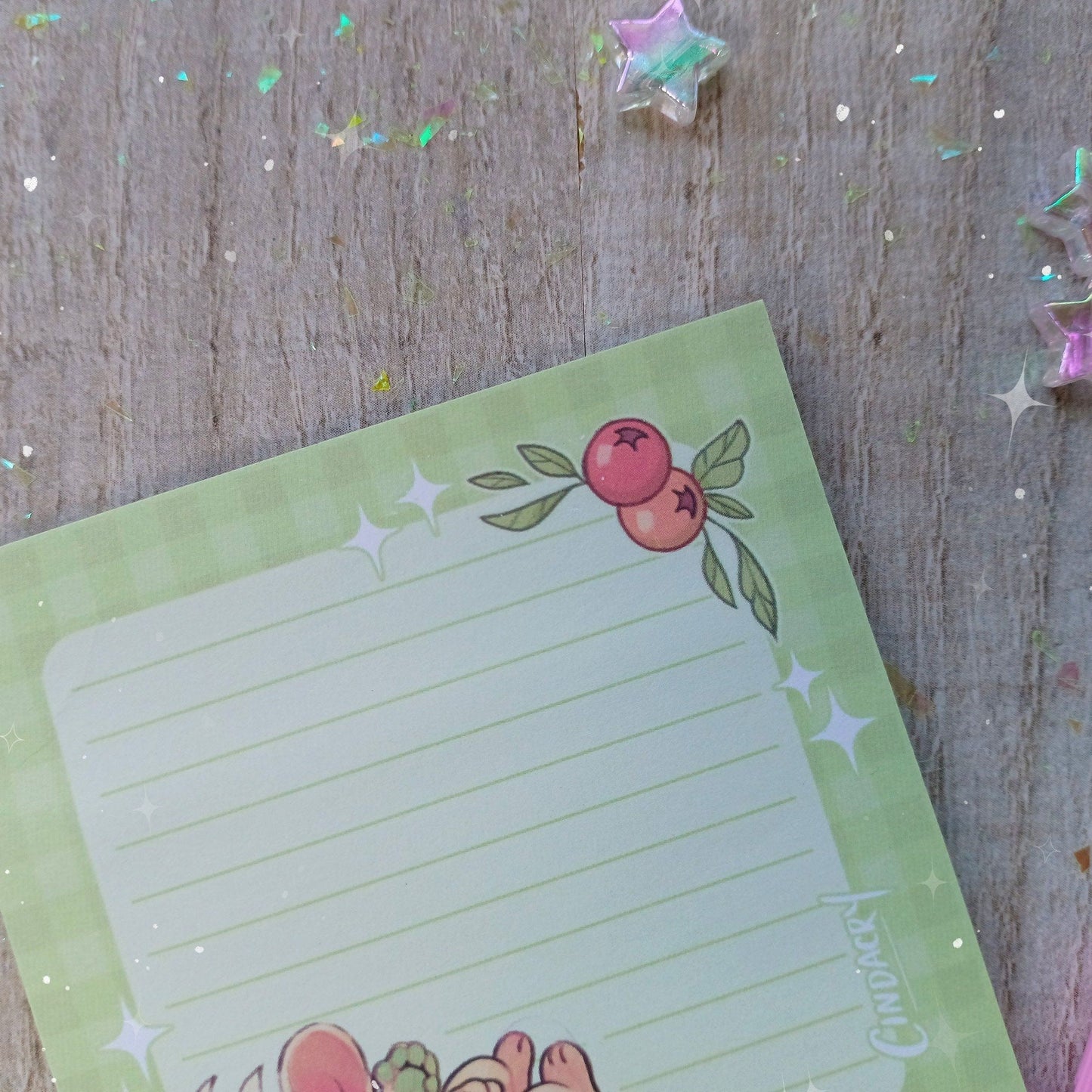 Notas adhesivas Ham the Dragonpillar Lindo pequeño bloc de notas kitsch