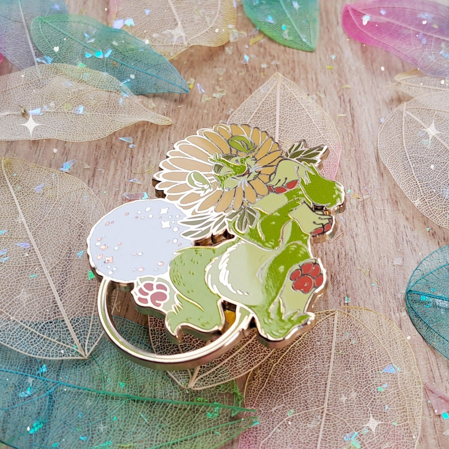 Pin de esmalte duro Dandylion | Pin de solapa divertido de regalo Beast Fantasy DnD