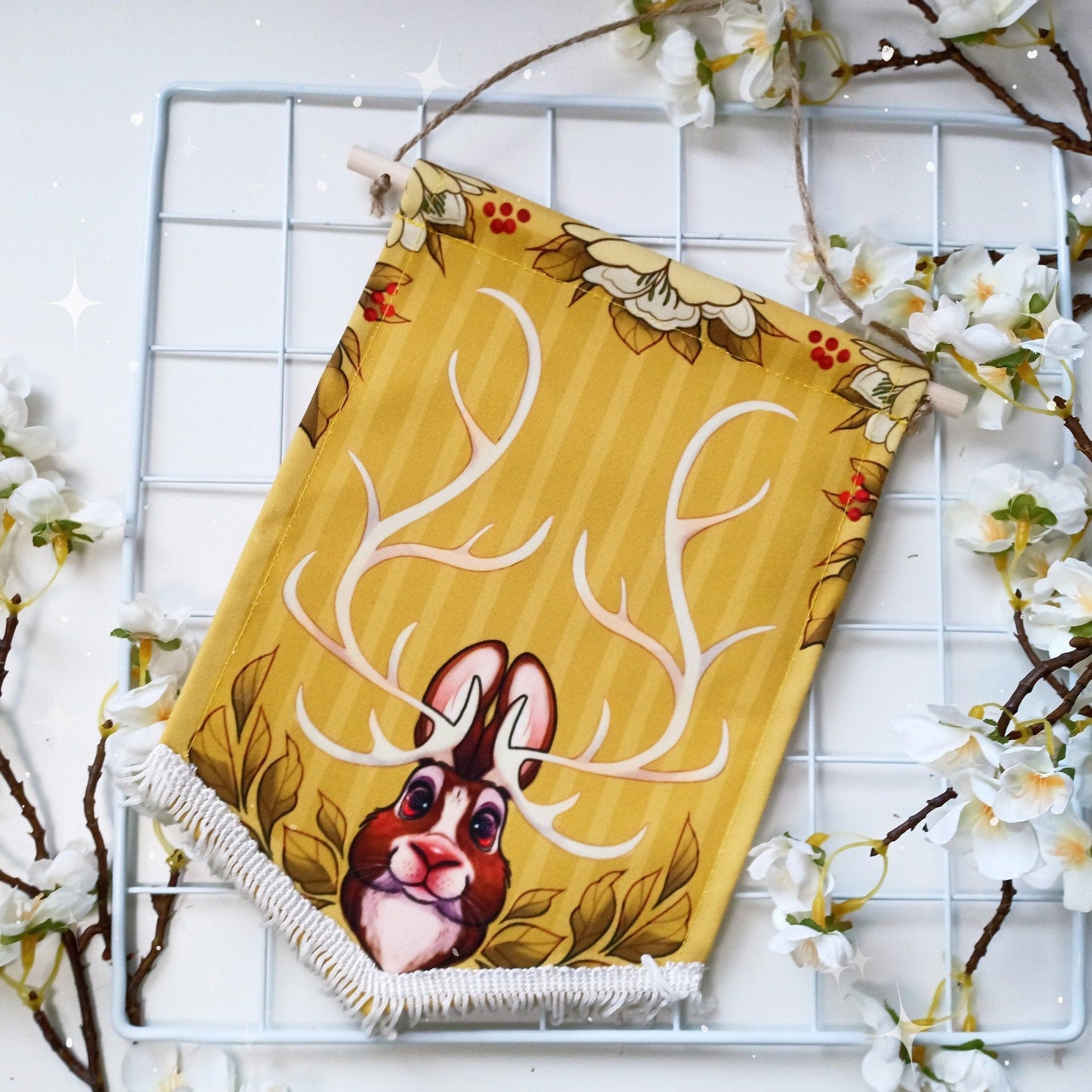 Banner con pin de Jackalope