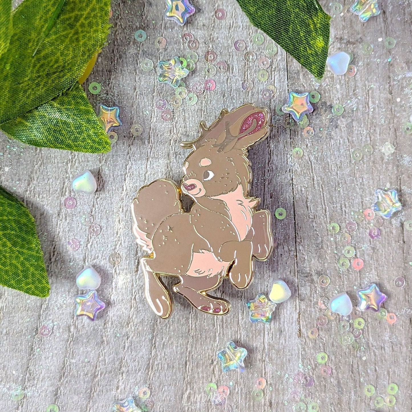 Pin de esmalte de Jackalope | Pin de solapa divertido de regalo