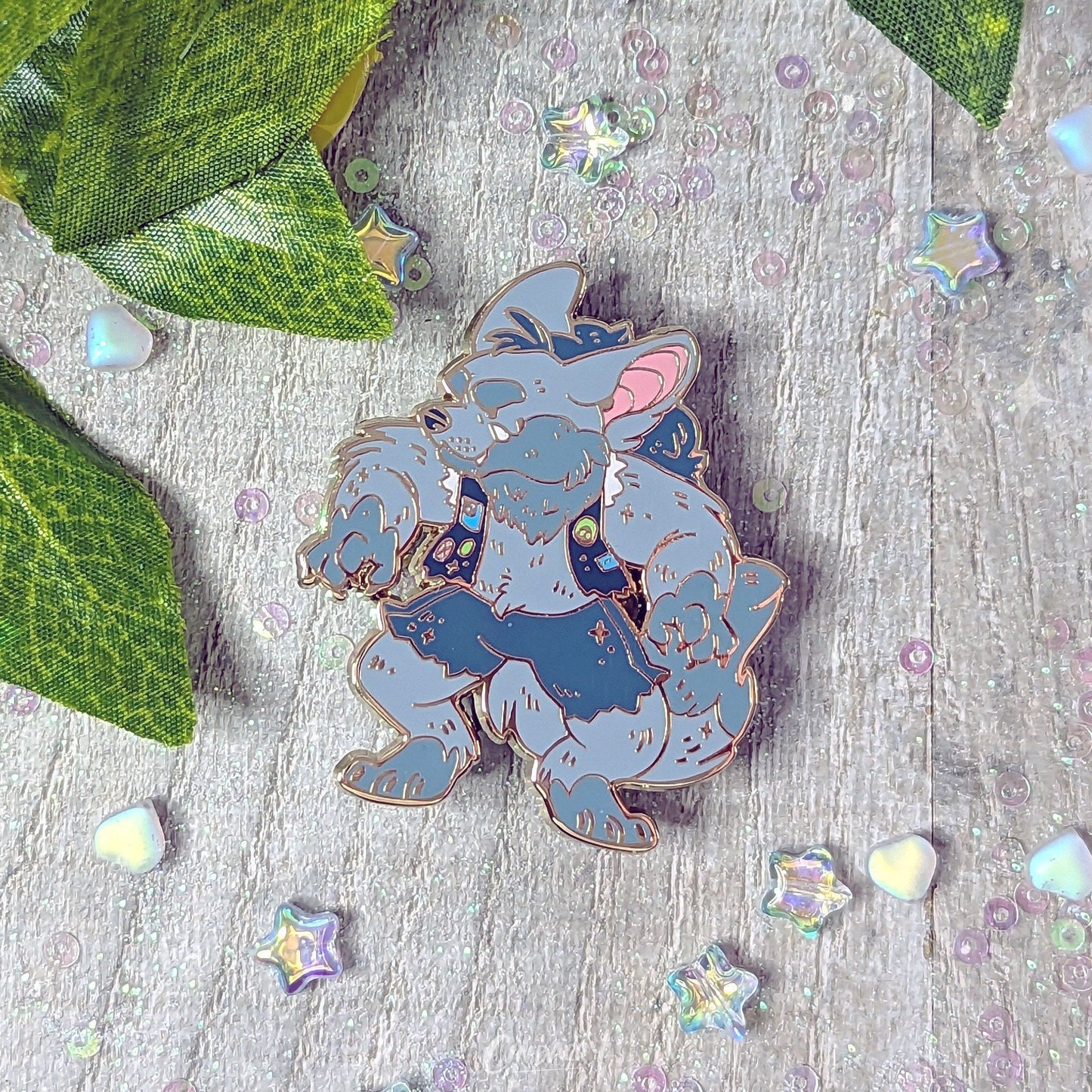 Pin de esmalte de hombre lobo | Regalo divertido Pin de solapa Kawaii