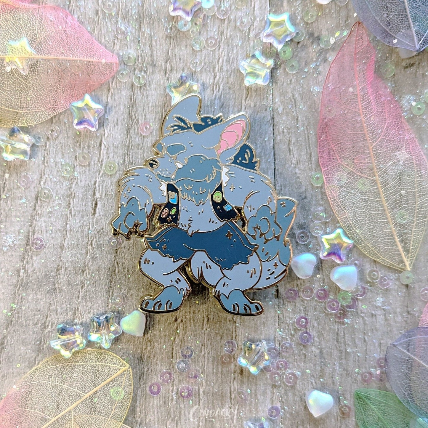 Pin de esmalte de hombre lobo | Regalo divertido Pin de solapa Kawaii