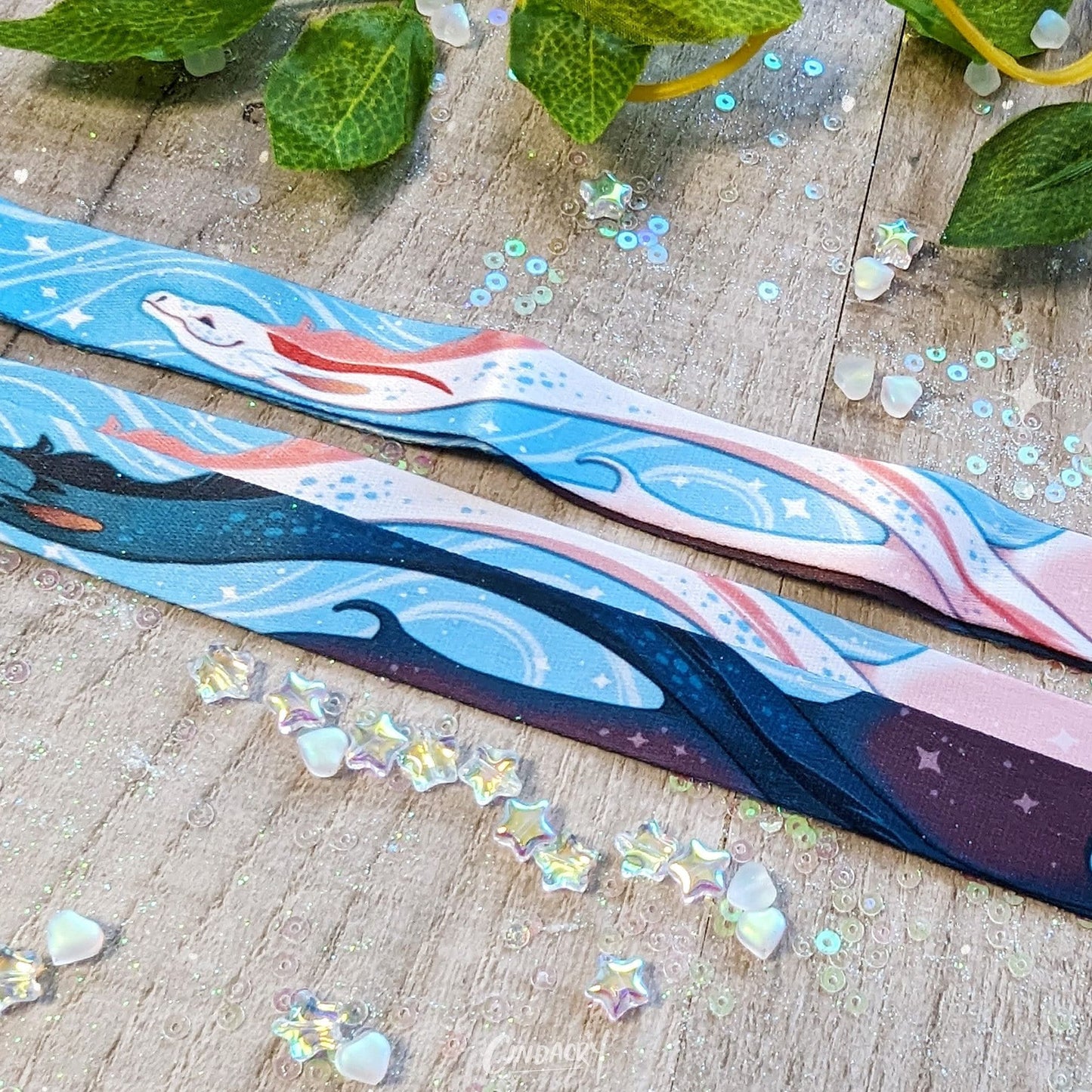 Dueling Dragons Lanyard Yin Yang