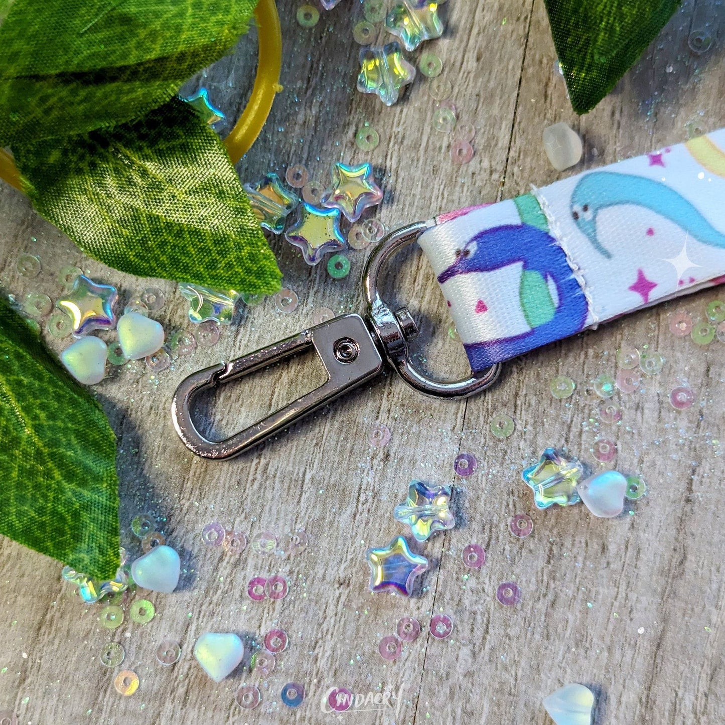 Gusanos en un cordón de cuerda