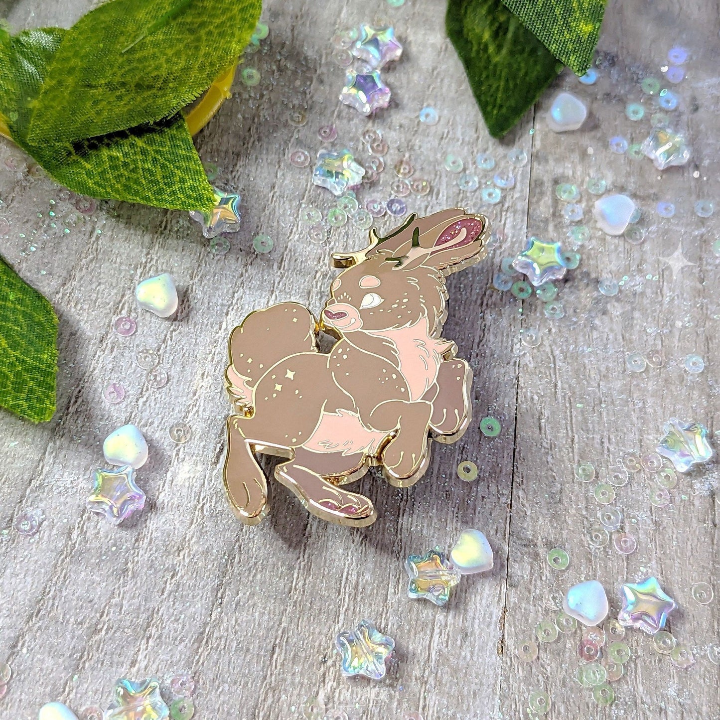 Pin de esmalte de Jackalope | Pin de solapa divertido de regalo