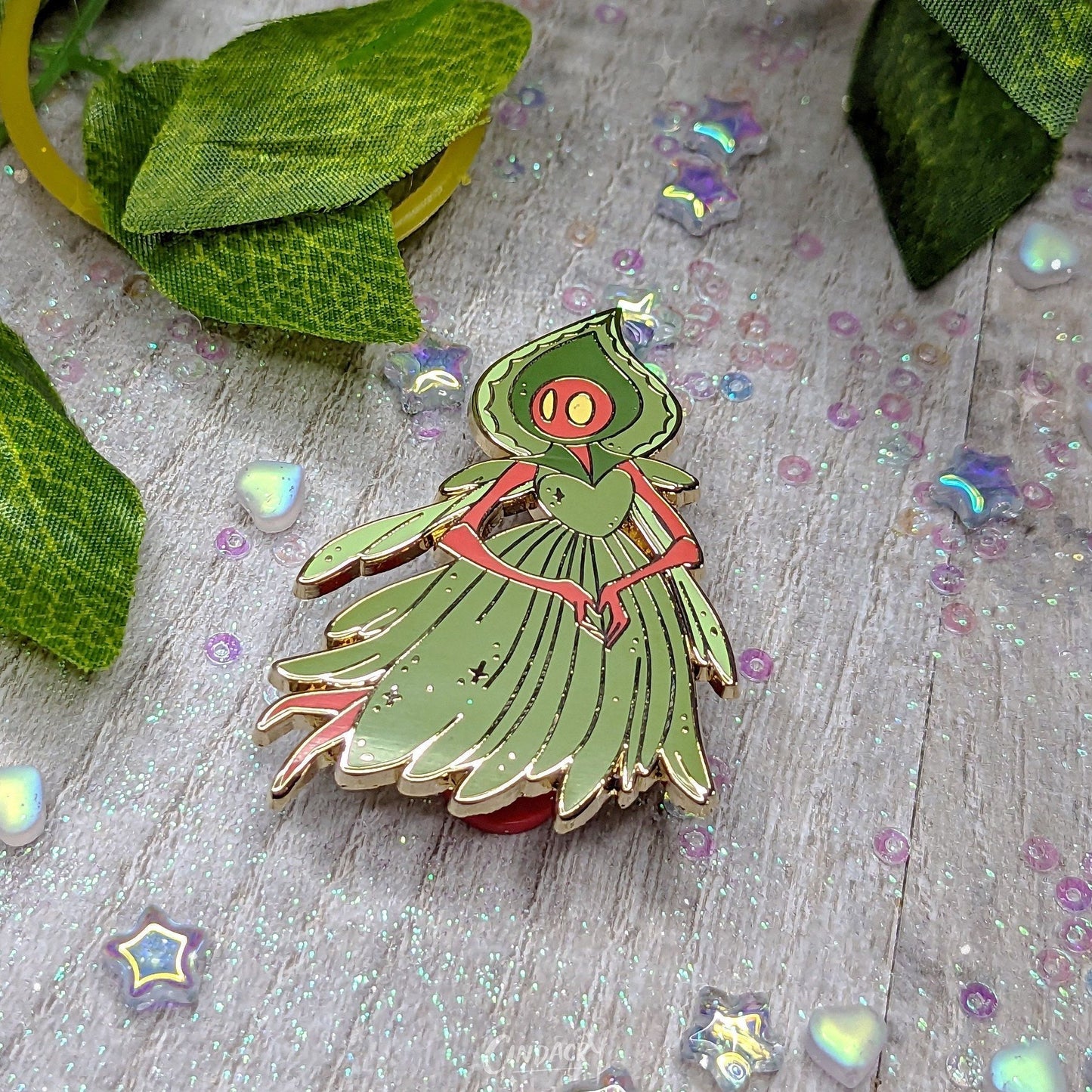 Pin de esmalte de monstruo de Flatwoods | Pin de solapa divertido de regalo