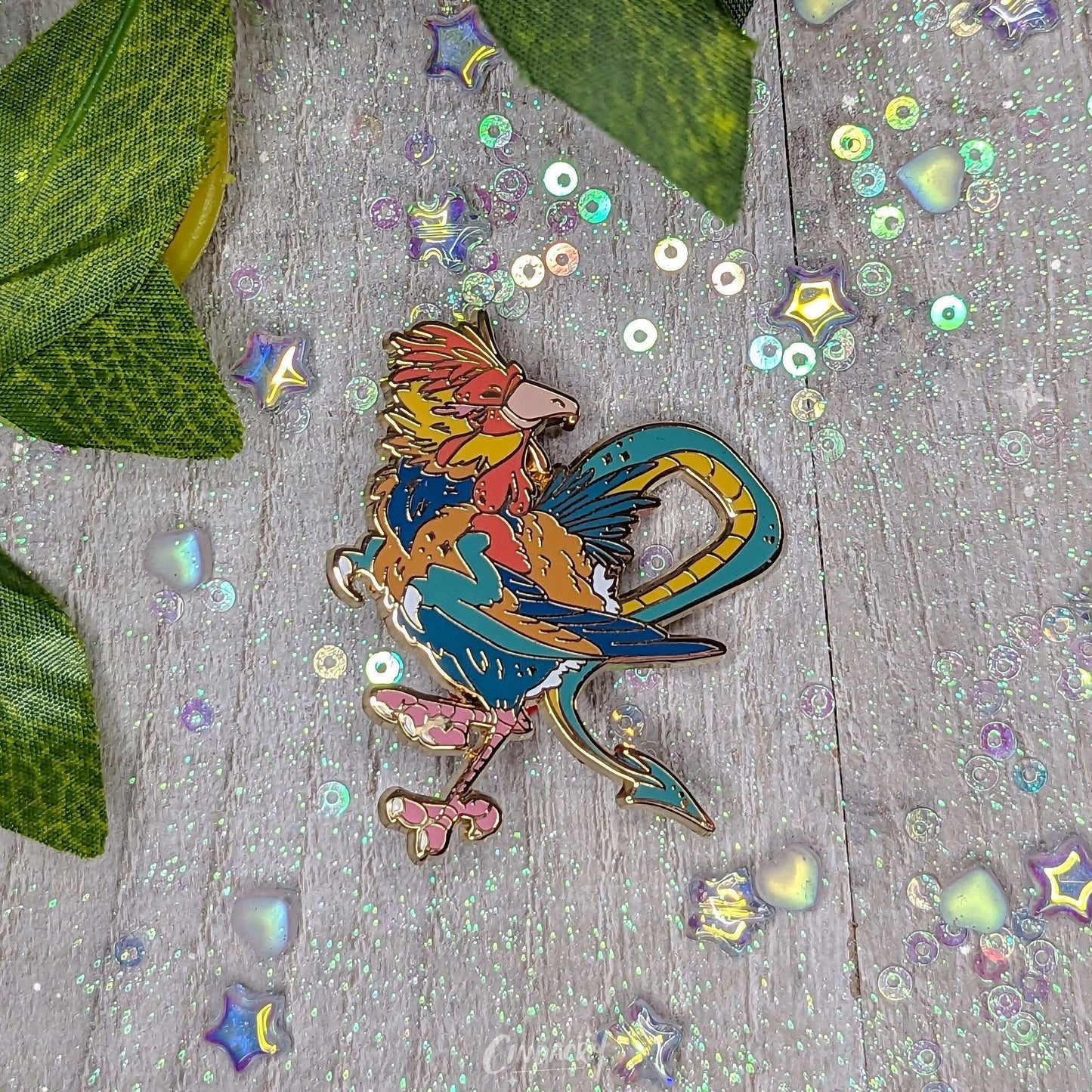 Pin de esmalte de cockatrice | Pin de solapa divertido de regalo