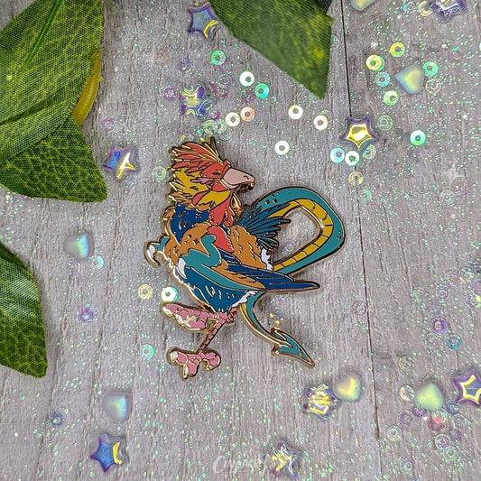 Pin de esmalte de cockatrice | Pin de solapa divertido de regalo