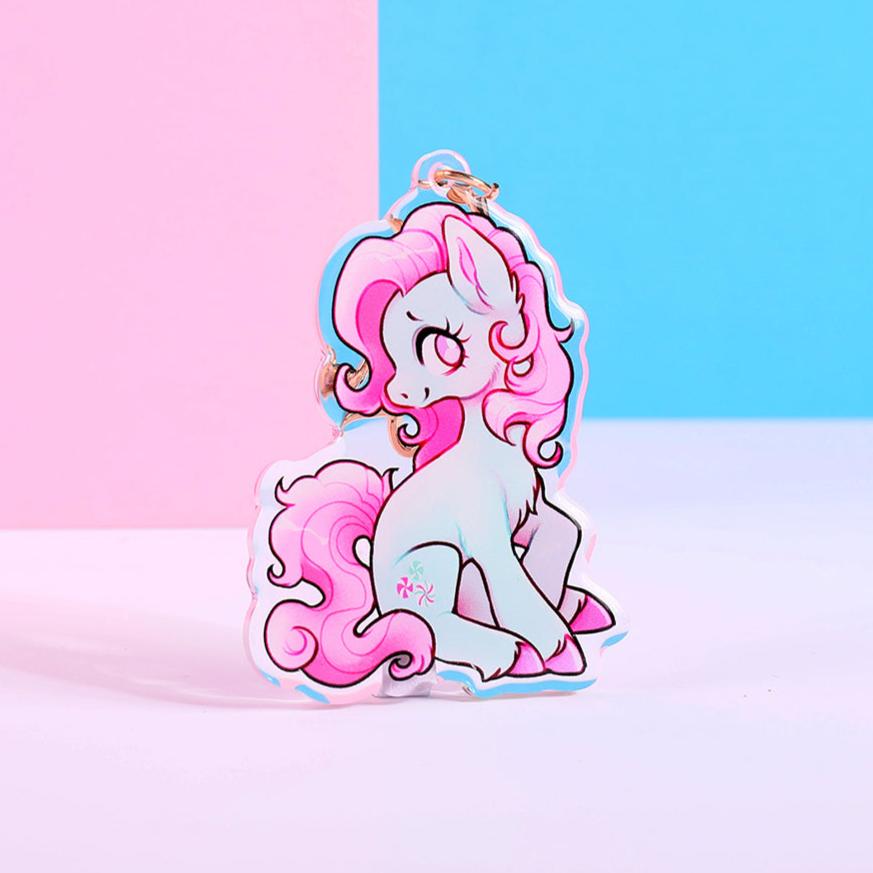 Breloque poney à la menthe poivrée