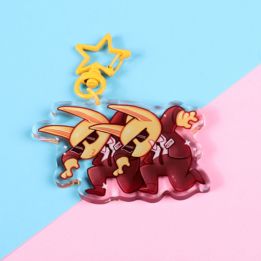 Charm de lobos europeos cantantes de plátano